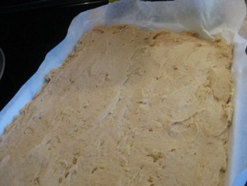 Gluten Free Tropical Cake Squares - Carla Anne Coroy - batter is spread nice and even