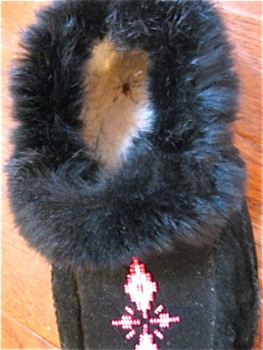 Spider Slippers - Carla Anne Coroy - photo of spider found in slipper
