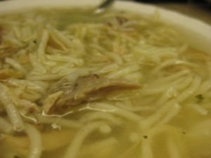Chicken Soup - Carla Anne Coroy - Close-up of Chicken Noodle Soup