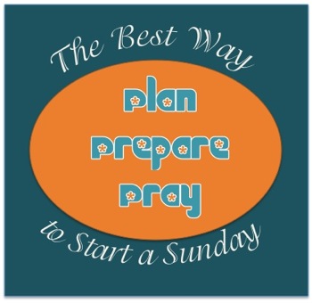 Frazzled Sundays - Carla Anne Coroy - Plan, Prepare, Pray Image